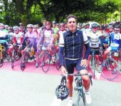 Miguel Indurain en la salida del año pasado