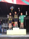 Podium de la prueba